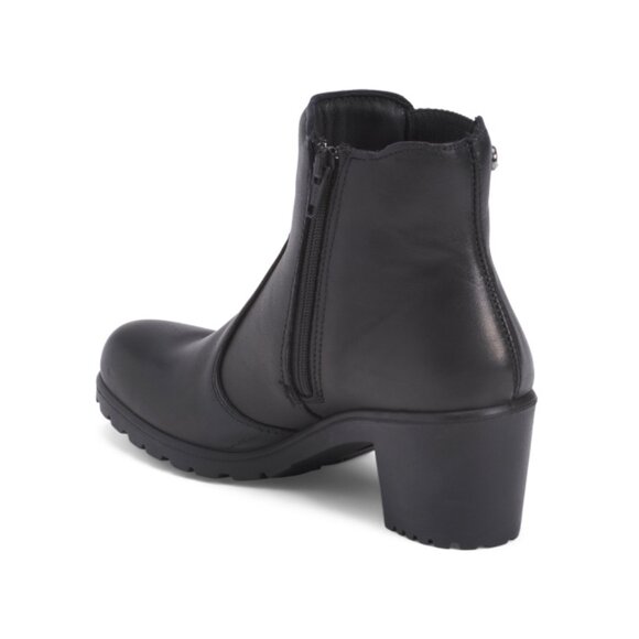 IGI&CO Black Made In Italy Leather Heeled Booties - Picture 2 of 2